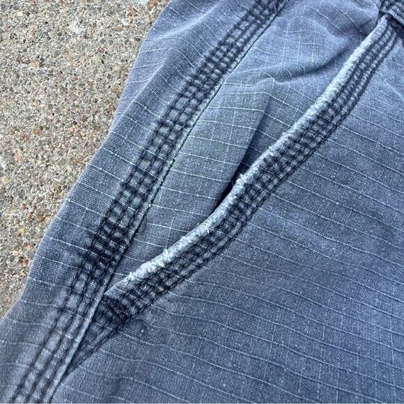 Y2K BKE Walker Dark Navy Ripstop Cargo Shorts Size 32 - Picture 5 of 9